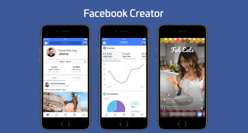 فيسبوك يطلق تطبيق Creator Studio للهواتف المحمولة