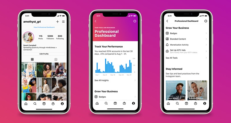 Introducing Instagram Professional Dashboard