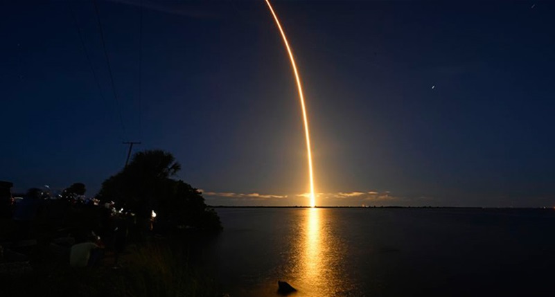 First all-civilian crew launched to orbit aboard...