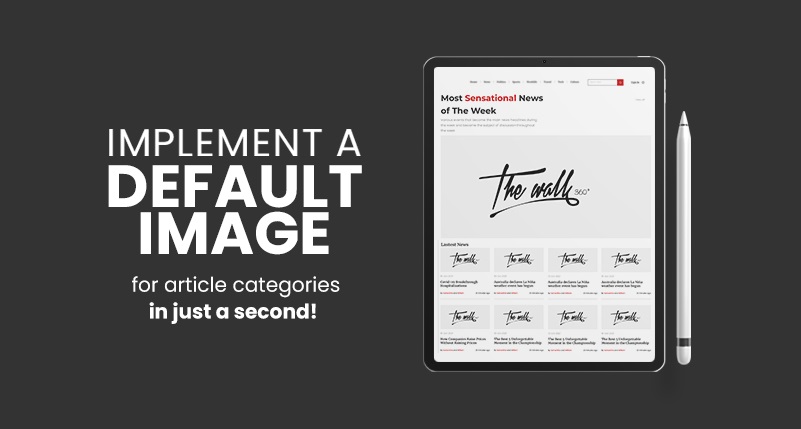 Improving User Experience: Default Images for Article Categories