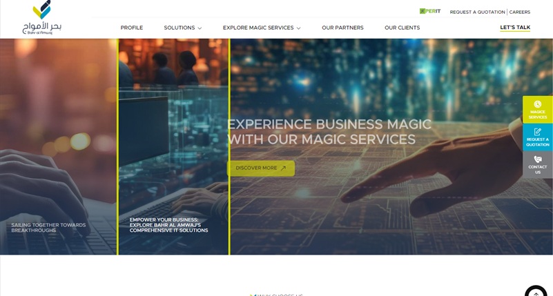 Softimpact Proudly Announces Launch of Bahr Al Amwaj Innovative Website on TheWall360 CMS