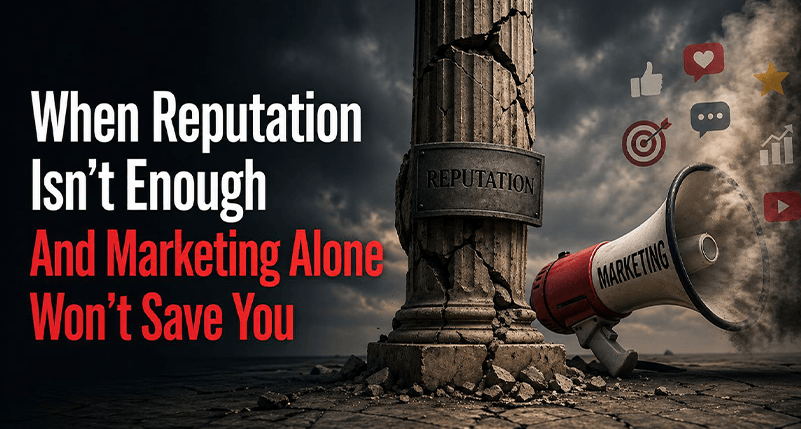 When Reputation Isn’t Enough And Marketing Alone Won’t Save You