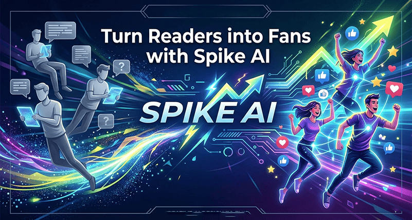 Turn Readers into Fans with Spike AI