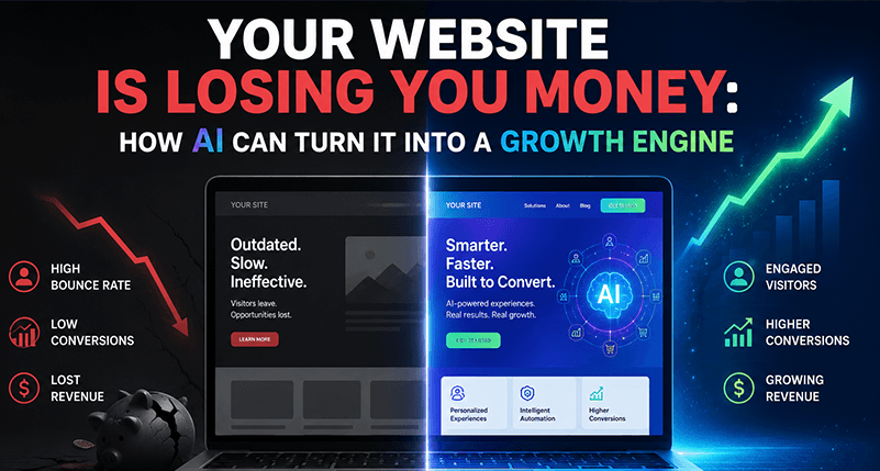 Your Website Is Losing You Money:  How AI Can Turn It Into a Growth Engine