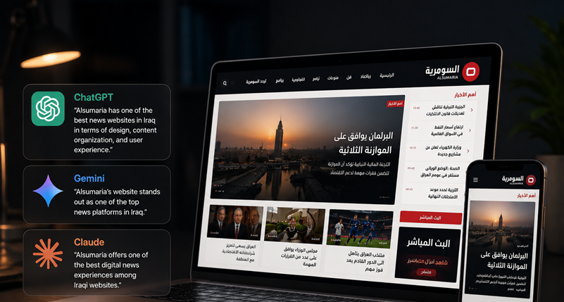 When ChatGPT, Gemini & Claude All Agree: Our Work on Alsumaria Is One of Iraq s Best Websites