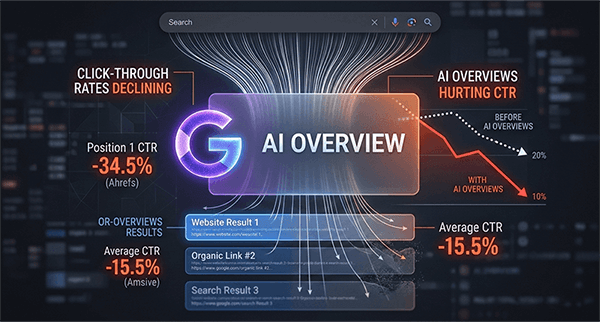 How Google AI Overviews Are Reducing Organic Click-Through Rates