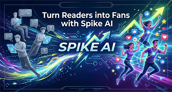 Turn Readers into Fans with Spike AI