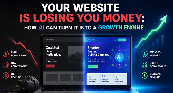 Your Website Is Losing You Money:  How AI Can Turn It Into a Growth Engine