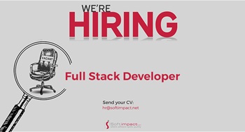 We are  looking for a Full Stack Developer!
